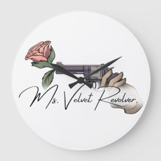 Ms. Velvet Revolver Brand Logo 2025 Large Clock