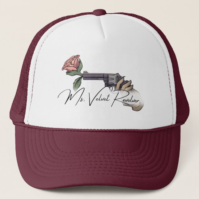 Ms. Velvet Revolver Brand Logo 2025 Trucker Hat (Front)