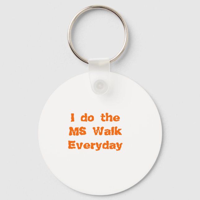 MS Walk Everyday Keychain (Front)
