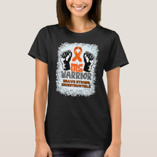 Ms Warrior Indestructible Multiple Sclerosis Aware T-Shirt