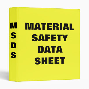 MSDS Binder