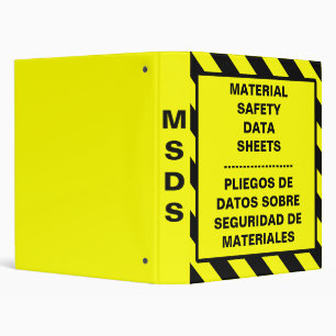 MSDS OSHA Binder