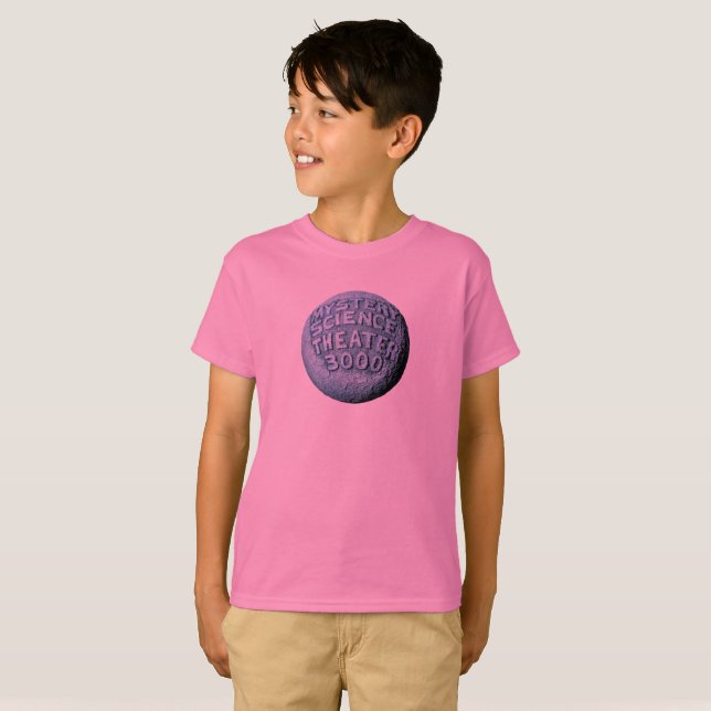 MST3K Moon T-Shirt (Pink) (Front Full)