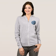 MST3K Moon Zip Hoodie (Athletic Heather)
