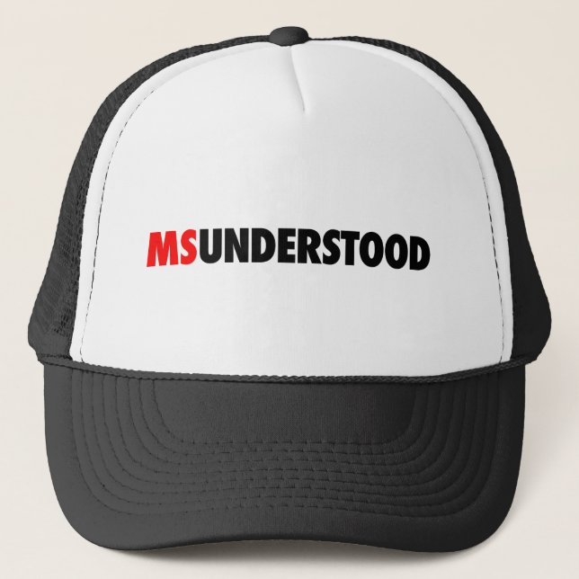 MSUNDERSTOOD TRUCKER HAT (Front)