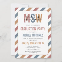 MSW Master of Social Work Graduation Retro