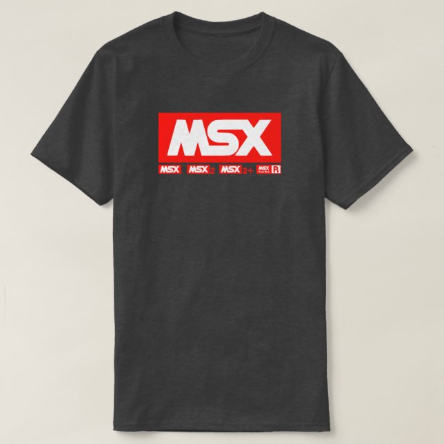MSX Logo - Vintage Retro Computer T-Shirt (Design Front)