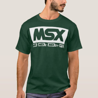 MSX Logos Vintage Retro Computer T-Shirt