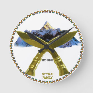 MT 8848 ROUND CLOCK