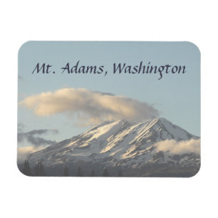 Mt. Adams, Washington  with Cloud Photo Magnet