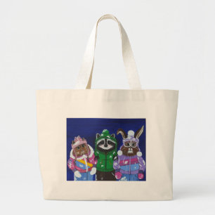 Mt. Bachelor Brats Large Tote Bag