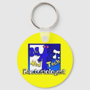 MT- BACTERIOLOGIST - MEDICAL TECHNOLOGIST - LAB KEYCHAIN