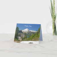 Mt Baker Alpine Landscape and Blue Sky Photo
