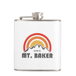 Mt. Baker Hip Flask