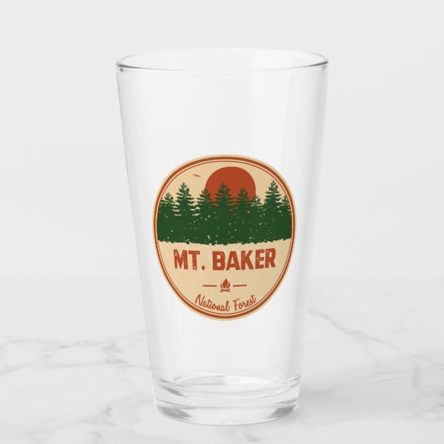 Mt. Baker National Forest Glass (Front)