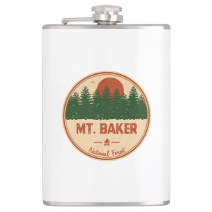 Mt. Baker National Forest Hip Flask