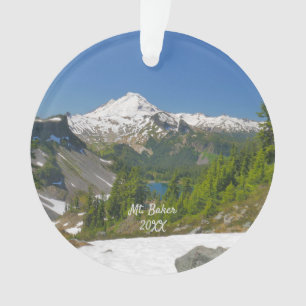 Mt. Baker Ornement acrylique photo Pittoresque