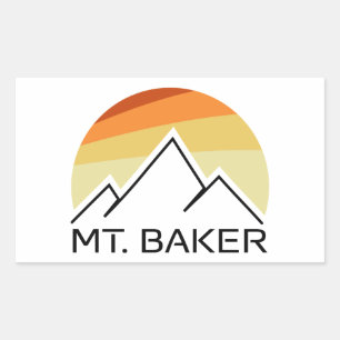Mt. Baker Retro Sticker