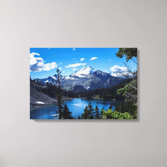 Mt Baker Summit Canvas Print (Front)