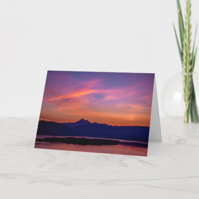 Mt Baker Washington State Thank You Card (Front)