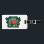 Mt. Baker Wilderness Washington Camping Luggage Tag<br><div class="desc">The Mount Baker-Snoqualmie National Forest in Washington extends more than 140 miles along the western slopes of the Cascade Range from the Canada–US border to the northern boundary of Mount Rainier National Park.</div>