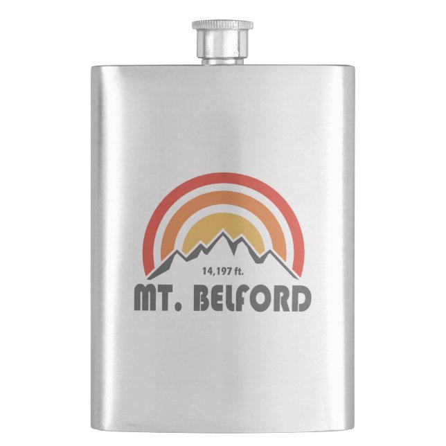 Mt. Belford Hip Flask (Front)