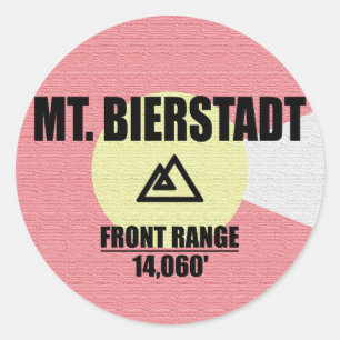 Mt. Bierstadt Classic Round Sticker