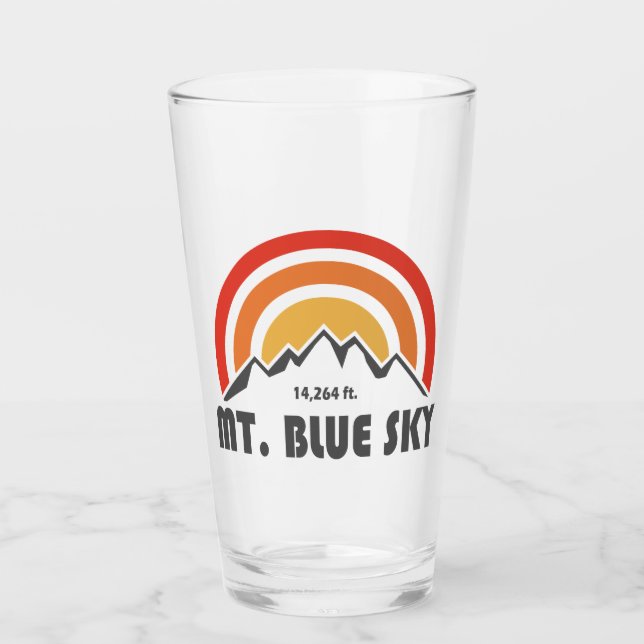 Mt. Blue Sky Colorado Glass (Front)
