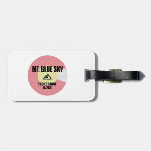 Mt. Blue Sky Colorado Luggage Tag