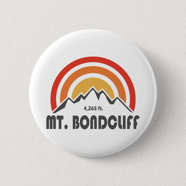 Mt. Bondcliff New Hampshire 2 Inch Round Button (Front)