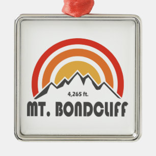 Mt. Bondcliff New Hampshire Metal Ornament