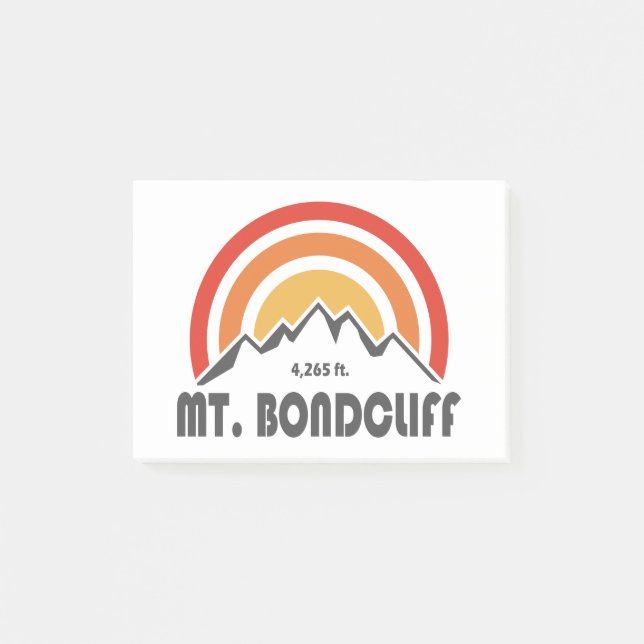 Mt. Bondcliff New Hampshire Post-it Notes (Front)