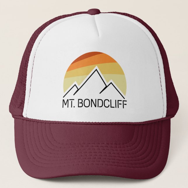Mt. Bondcliff New Hampshire Retro Trucker Hat (Front)