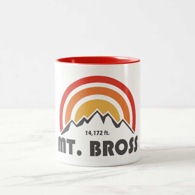 Mt. Bross Two-Tone Coffee Mug (Center)