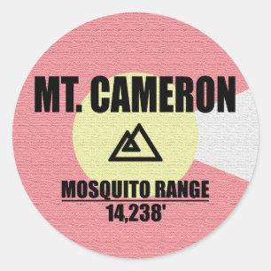 Mt. Cameron Classic Round Sticker