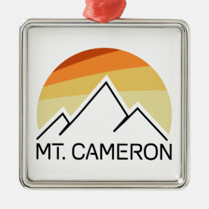 Mt. Cameron Retro Metal Ornament