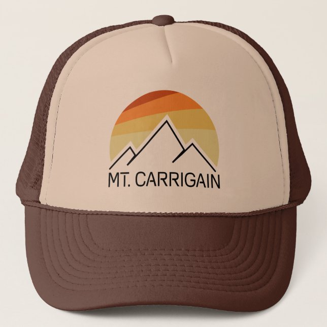 Mt. Carrigain New Hampshire Retro Trucker Hat (Front)