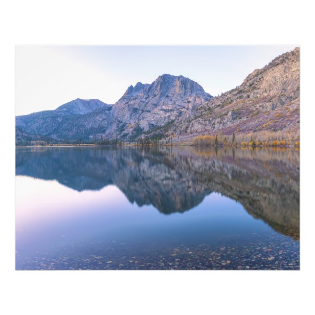 Mt Carson and Silver Lake Photo Print (Front)