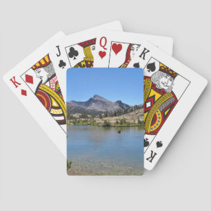 Mt. Dana from Shell Lake, Tioga Pass, California Playing Cards