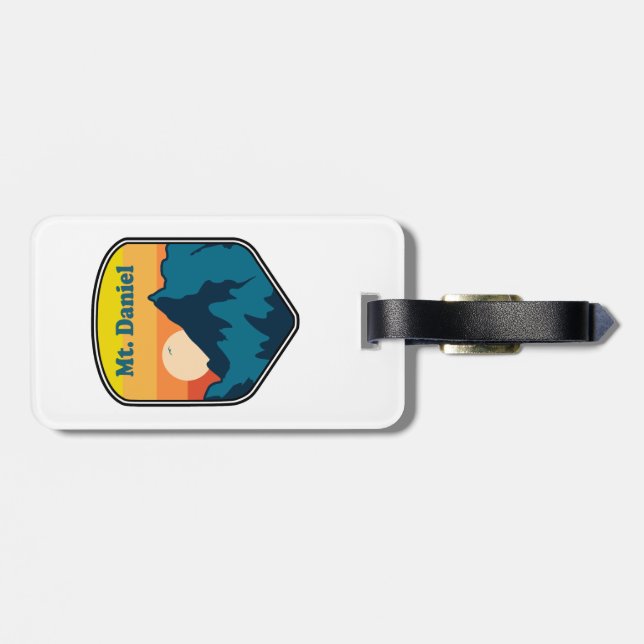 Mt. Daniel Washington Sunrise Luggage Tag (Back Horizontal)