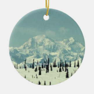 Mt. Denali 01 Ceramic Ornament