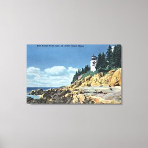 Mt. Desert Island, Bass Harbour Head Lighthouse Canvas Print