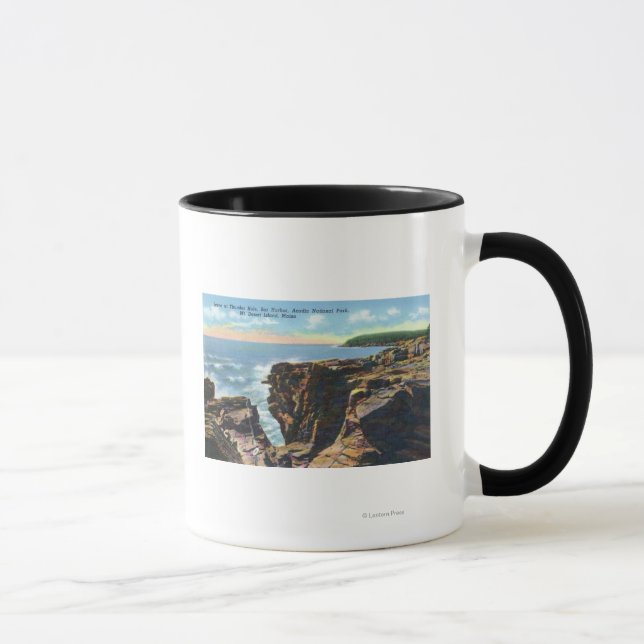 Mt. Desert Island View of Thunder Hole Mug (Right)