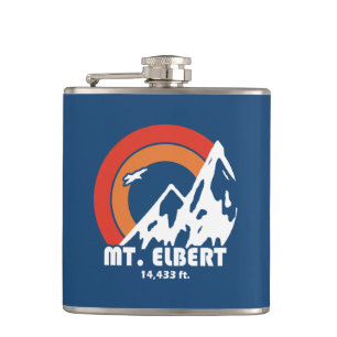 Mt. Elbert Sun Eagle Hip Flask