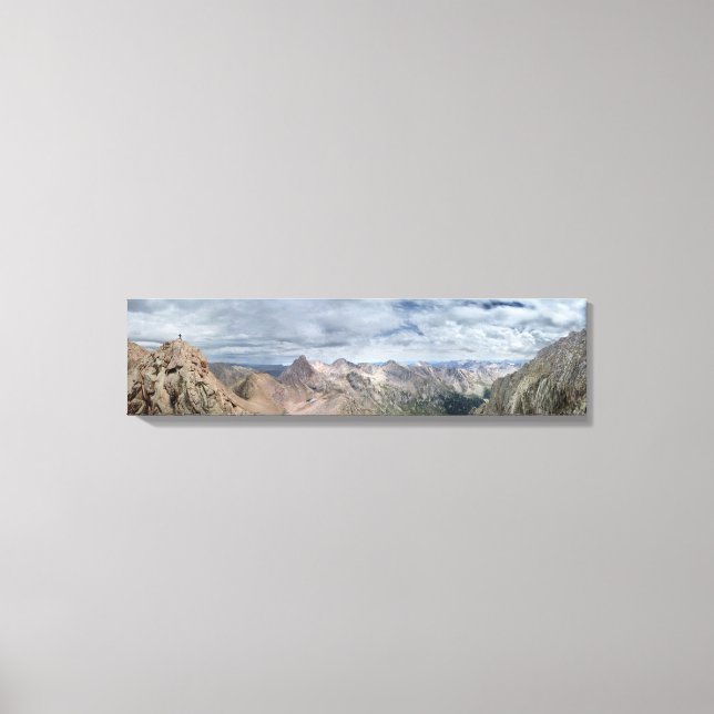 Mt Eolus Catwalk - Chicago Basin - Colorado Canvas Print (Front)