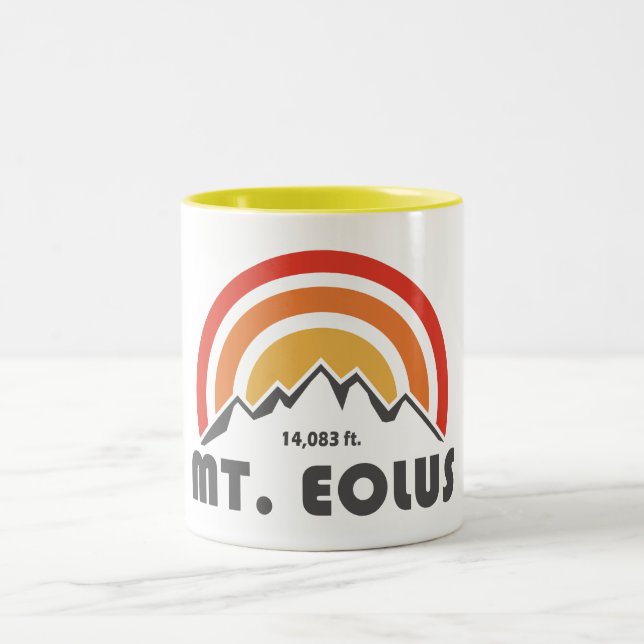 Mt. Eolus Two-Tone Coffee Mug (Center)