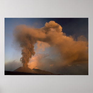 Mt. Etna summit vent, Sicily, Italy Poster