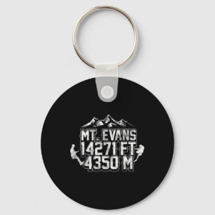 Mt Evans Colorado Mountain Hiking Mount Climbing 1 Keychain