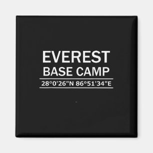 Mt Everest Base Camp Coordinates  Magnet
