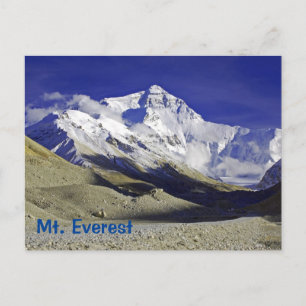 Mt. Everest Base Camp Tibetan side Postcard